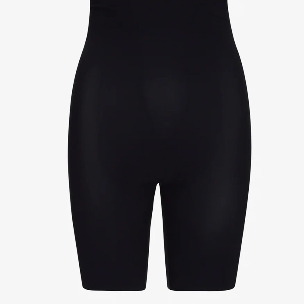 Black High-Waisted Shapewear Shorts